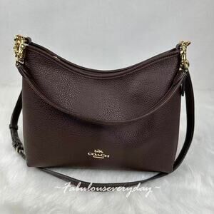 Coach Laurel Shoulder Bag Crossbody In Leather/Gold/Maple CR148 NWT